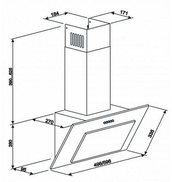 Eleyus Vertical 700 60 BL