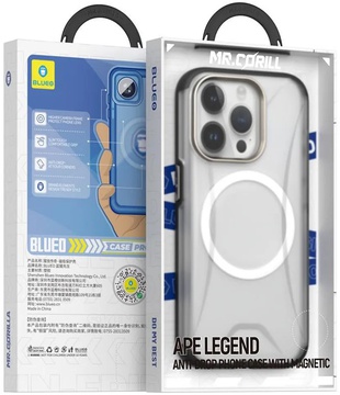 Blueo Ape Legend Anti-Drop Case for iPhone 16 Pro with MagSafe Black