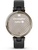 Garmin Lily Cream Gold Bezel with Black Case and Italian Leather Band (010-02384-B1)