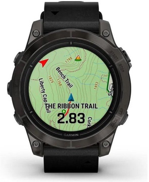 Garmin Epix Pro Gen 2 Sapphire 47mm Carbon G. DLC Tit. with B. Leather Band (010-02803-30)