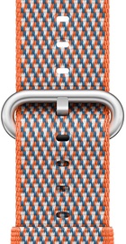Apple Watch 42mm/44mm/45mm/46mm/49mm Spicy Orange Check Woven Nylon (MQVP2)