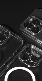 WAVE Premium Crystal Case Clear with MagSafe for iPhone 15 Pro Max