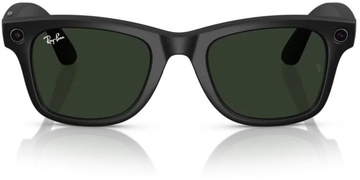 Ray-Ban Meta Wayfarer Standard - Matte Black / Clear to Graphite Green Transitions (RW4006 601S1M 50-22)