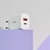 Baseus Compact Quick Charger 20W QC + PD (1xUSB-C + USB 3.0) White (CCXJ-B02)