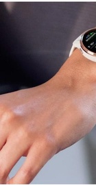 Garmin Venu 2S Light Gold Stainless Steel Bezel with Light Sand Case and Silicone Band (010-02429-01/11)
