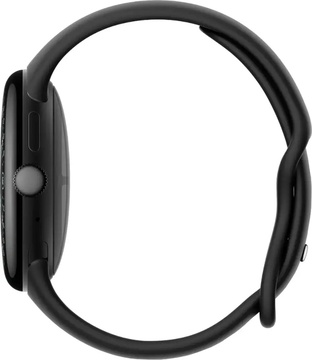 Google Pixel Watch 4 45mm Wi-Fi Matte Black Aluminum case / Obsidian Active Band