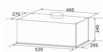 GRANADO Palamos 4613-1200 White glass