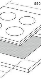 Borgio 6190-17 (White Glass) FFD