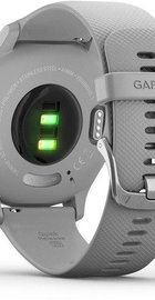Garmin Vivomove 3 Silver Stainless Steel Bezel w. Powder Gray and Silicone B. (010-02239-00)