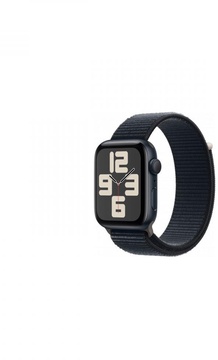 Apple Watch SE 2 GPS 44mm Midnight Aluminium Case with Midnight Sport Loop (MREA3)