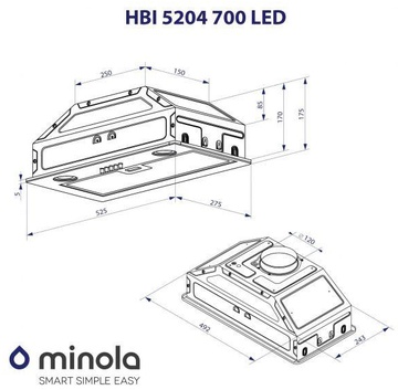 Minola HBI 5204 IV 700 LED