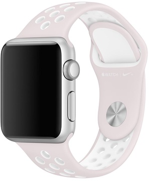 Apple Watch Nike Sport Band 42mm/44mm/45mm/46mm/49mm Light Violet/White (MQ2V2)