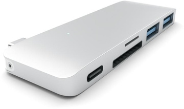 Satechi Type-C USB 3.0 Pass-through Hub Silver (ST-TCUPS)