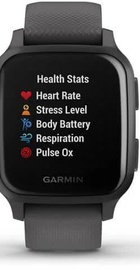 Garmin Venu SQ Slate with Gray Band (010-02427-10)