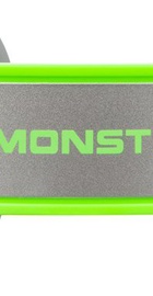 Monster DNA Neon On-Ear Silver on Neon Green