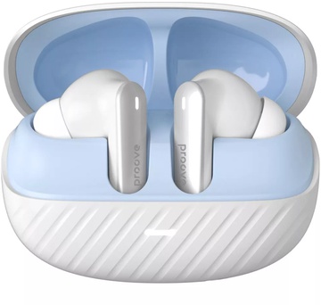 Proove Blitz II TWS with Hybrid ANC (APP) White-Blue