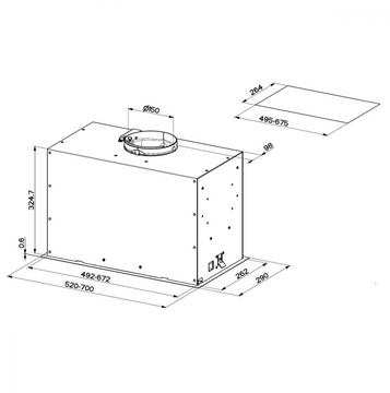 Faber INKA LUX PREMIUM BK MATT A52 KL (305.0658.608)