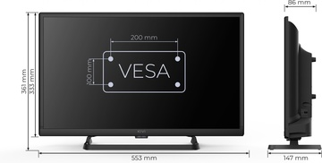 KIVI 24'' HD Optima L5 HDR (24H710QB)