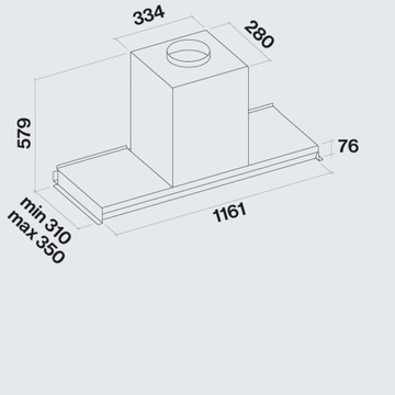 Falmec VIRGOLA NRS 120 E.P. (CVJN20.E16P2#ZZZ3490F)