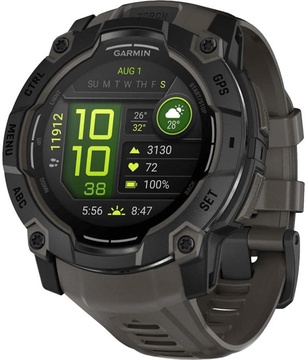 Garmin Instinct 3 50mm AMOLED Black with Charcoal Band (010-03020-00)