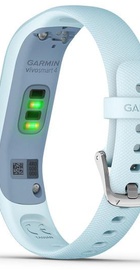 Garmin Vivosmart 4 Azure Blue with Silver Hardware Small/Medium (010-01995-24/14)