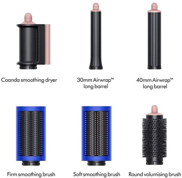 Dyson Airwrap Complete Long Blue/Blush Gift Edition 2023 UK (460703-01)