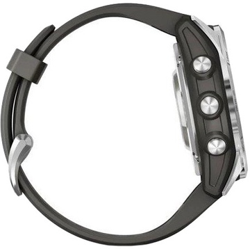 Garmin Fenix 7S Pro Solar Silver w. Graphite Band (010-02776-00/01)