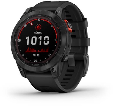 Garmin Fenix 7 Solar Slate Gray with Black Band (010-02540-10/11)