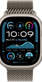 Apple Natural Titanium Milanese Loop Medium for Watch 42mm/44mm/45mm/46mm/49mm (MXKD3) 155-185mm