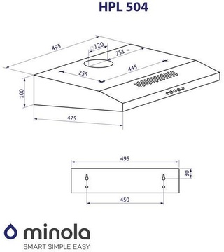 Minola HPL 504 WH
