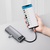 Baseus Metal Gleam Series 9-in-1 (3xUSB3.0 + 4KHD+ TF + SD + Type-C PD + VGA + RJ45) Grey (CAHUB-CU0G)