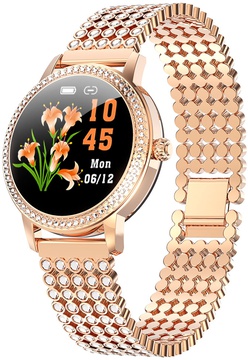 Linwear LW20 Pro Metal с измерением давления и пульса (Золотой)