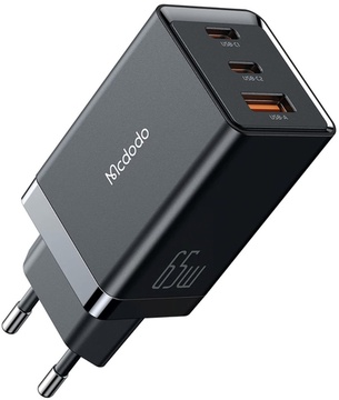 Mcdodo 65W (2xUSB-C PD+QC3.0 LED) Black (CH-1540)