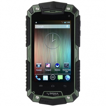 Sigma mobile X-treme PQ15 Green Black (UA UCRF)