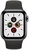 Apple Watch Series 5 GPS + Cellular 40mm Space Black Stainless Steel Case with Black Sport Band (MWWW2)