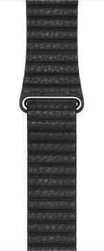 Apple Watch 42mm/44mm/45mm/46mm/49mm Leather Loop Large Black (MJY62)