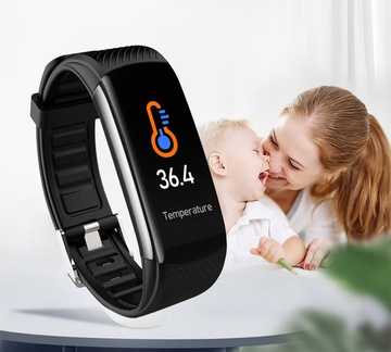 Lemfo C6T с датчиком температуры тела (Черный)