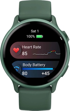 Garmin Vivoactive 6 Metallic Jasper Green with Jasper Green Band (010-02985-02)