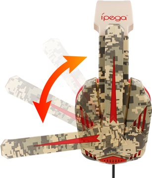 iPega PG-R005 с поворотным микрофоном (Камуфляжный)