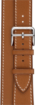 Apple Watch Hermes Barenia Leather Double Tour Large 38mm/40mm/41mm/42mm Fauve (MMME2)
