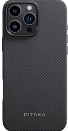 Pitaka Military-Grade Protective Case Twill 600D for iPhone 16 Pro - Black/Grey (KI1601PPA)