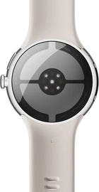 Google Pixel Watch 4 45mm Wi-Fi Polished Silver Aluminum case / Porcelain Active Band