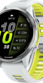 Garmin Forerunner 970 Titanium w. Whitestone Case and Whitestone/T. Amp Yellow Band (010-02969-01/11)