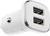 BOROFONE BZ12 double port in-car charger White
