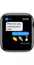 Apple Watch Nike SE GPS 44mm Space Gray Aluminum Case with Anthracite/Black Nike Sport Band (MKQ83)