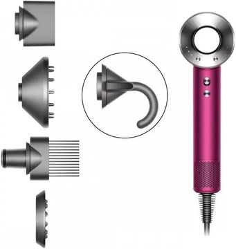 Dyson HD07 Supersonic Fuchsia/Nickel (390244-01)