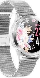 Linwear LW07 Metal с измерением пульса и кислорода в крови (Серебристый)
