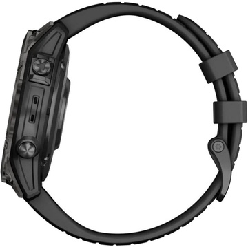 Garmin Fenix 7 Pro Sapphire Solar Carbon G. DLC Tit. with Black Band (010-02777-10/11)