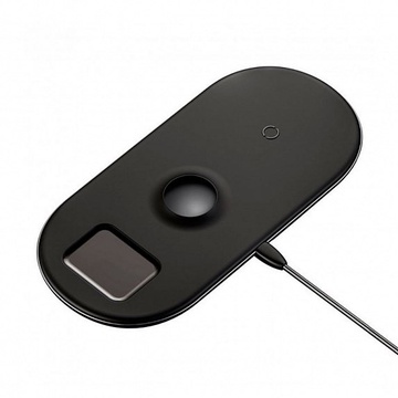 Baseus Smart 3-in-1 для Apple iPhone/Watch/AirPods Black (WX3IN1-C01)