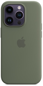 Apple iPhone 14 Pro Max Silicone Case Olive with Magsafe (high copy)